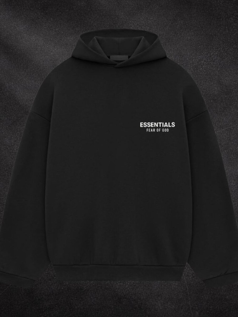 Fear of God Essentials Fleece Hoodie Black NWT